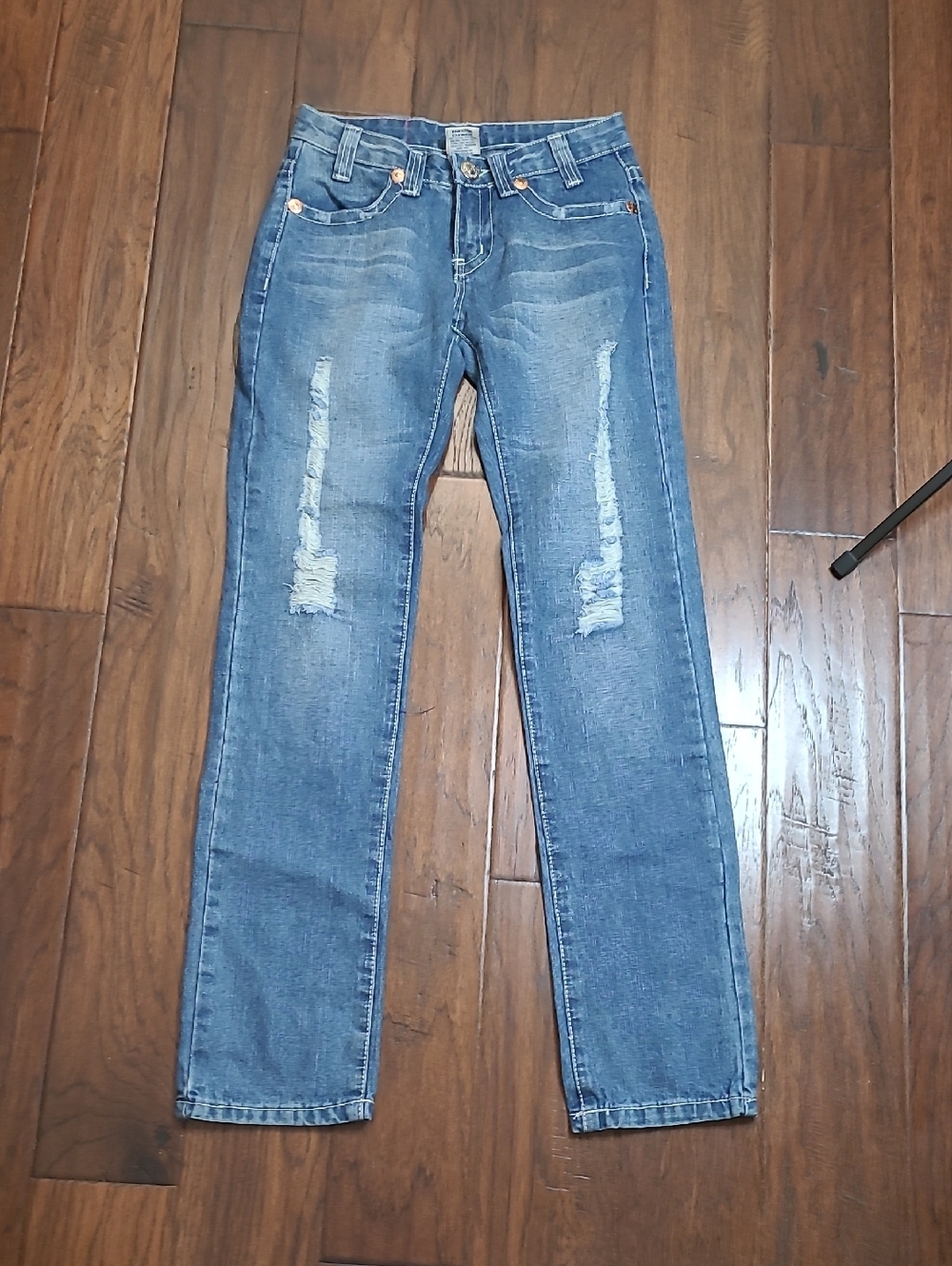 True Religion Joey Super T Distressed Jeans size 32